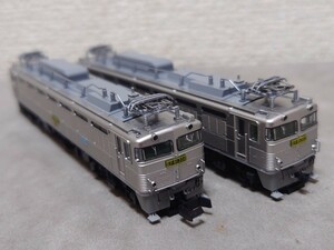 【再出品】【1円スタート】【現状渡し】TOMIX 7128 JR EF81-300形電気機関車(2次形) 2両セット 303号機 304号機 銀釜重連