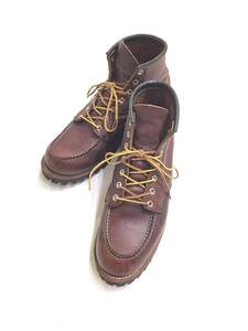 RED WING レッドウィング 8146 サイズ9/Dワイズ モックトゥ ワークブーツ ROUGHNECK BRIAR OIL SLICK ラフネック ブラウン