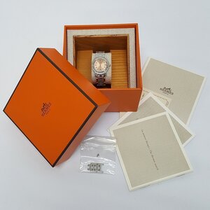 《ジャンク品》HERMES エルメス クリッパー CL4.210 レディース クォーツ 腕時計《スーパーブランド・60サイズ・福山店》O1152