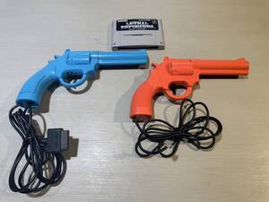 スーパーファミコン　リーサルエンフォーサーズ [ LETHAL ENFORCERS ] ＋ 専用コントローラーセット