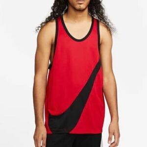 NIKE Dri-FIT バスケットボール ビッグロゴ 赤 レッド トップス/DH7133-657サイズXL