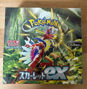 ポケモンカードゲーム スカーレットex 1BOX シュリンクなし