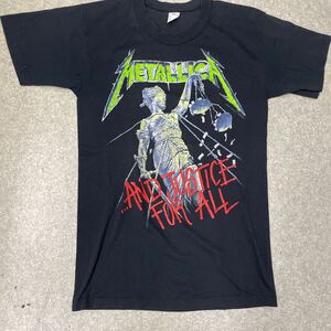 used METALLICA メタリカ …AND JUSTICE FOR ALL TOUR ‘88/‘89 Tシャツ　サイズM