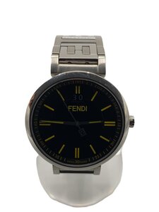 FENDI◆クォーツ腕時計/アナログ/-/BLK/SLV/FOW905A17IF0QA1