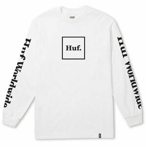 HUF Domestic L/S T-Shirt White S Tシャツ