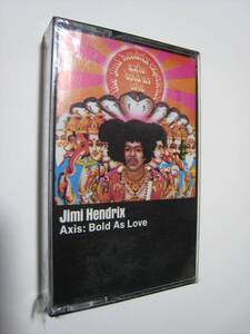 【カセットテープ】 JIMI HENDRIX / ★未開封★ AXIS : BOLD AS LOVE US版 ジミ・ヘンドリックス・エクスペリエンス ボールド・アズ・ラヴ