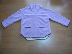 SNIDEL スナイデル フリース ジャケット F PURPLE USED 美品！