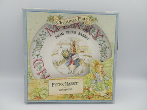 【618】Wedgwood PETER RABBIT Christmas Plate ウェッジウッド ピーターラビット クリスマスプレート