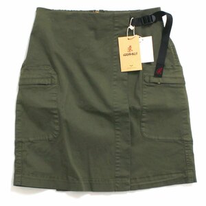 24ss【タグ付・新品・定価12,100円】GRAMICCI WRAP SKIRT sizeM OLIVE G4SW-SK115 グラミチ ラップスカート