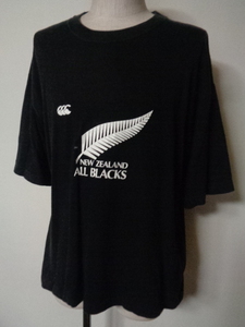 CANTERBURY カンタベリー ビンテージ 当時物 ニュージーランド ALL BLACKS 半袖 Tシャツ オールブラックス　サイズM