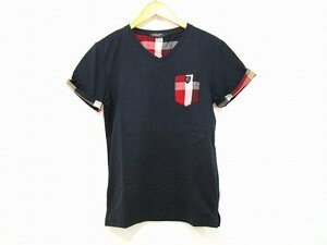 BLACK LABEL CRESTBRIDGE/ ブラック レーベル クレストブリッジ Tシャツ ロゴ 半袖 レディース サイズ : 1 ブラック
