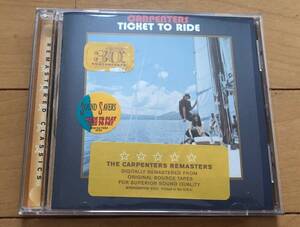 【ワンオーナー、ブックレット付】Carpenters 30周年 Remastered Classics Ticket To Ride CD4205/DX835 USA盤 カーペンターズ 涙の乗車券