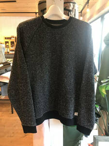 BANKS JOURNAL AFL0255 FOSTER FLEECE DIRTY BLACK ブラック Ｍサイズ メンズ ロンT フリース バンクスジャーナル 新品 未使用 正規品