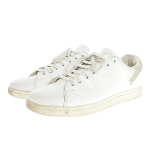 ラフシモンズ RAF SIMONS ORION レザー ローカットスニーカー 靴 42 ホワイト 白 HR760002L メンズ