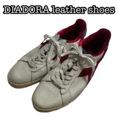 DIADORA leather corduroy sneaker レア 革 白