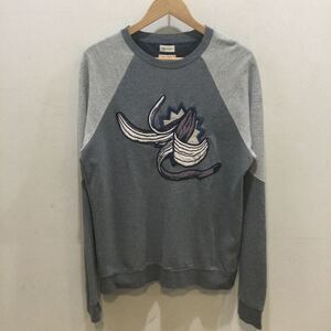 Paul Smith ポールスミス Banana Flower Sweatshirt スウェット トレーナー　トップス グレー Mサイズ 618033