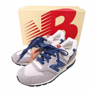 【新品 USA製】 new balance 996 ニューバランス U996TE 通年 ローカット スニーカー シューズ Sz.27　メンズ 未使用　I4G00254_7#U