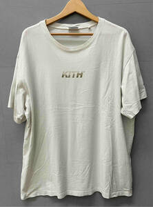 KITH × Columbia キス コロンビア メンズ 半袖Tシャツ XXLサイズ ホワイト ロゴ