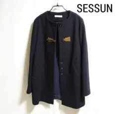 SESSUN   セッスン  コート  ノーカラーコート