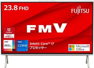 新品未開封 ☆富士通 デスクトップパソコン FMV ESPRIMO (MS Office 2021/Win 11/23.8/Core i7/32GB/SSD 1TB + HDD 2TB/BDXL対応