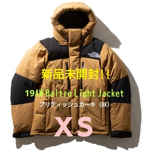 新品 未開封　19AW THE NORTH FACE ノースフェイス正規品 GORE-TEX INFINIUM バルトロライトジャケット ブリティッシュカーキ XS 