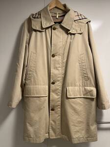 BURBERRY LONDON コート/S/コットン/ベージュ/BBN56-920-40/ダウンライナー付