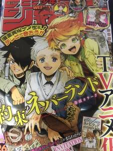 送料込み 週刊少年ジャンプ No.26 2018年6月11日号 約束のネバーランド INVITATION BOOK 未開封