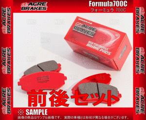 ACRE アクレ フォーミュラ 700C (前後セット) フォレスターSTI/ｔS SG9/SJG 04/2～ ブレンボ (370/330-F700C