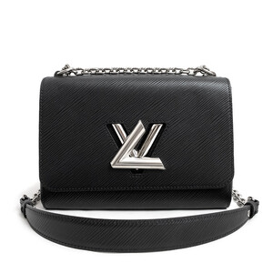 （未使用保管品）ルイ ヴィトン LOUIS VUITTON ツイスト MM チェーン ショルダー ハンドバッグ エピレザー ノワール ブラック 黒 M21110