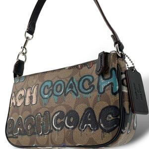 COACH MINT+SERF Graffiti Art Accessory Pouch CM240