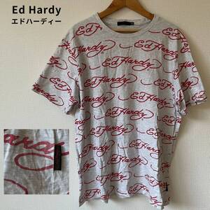 Ed Hardy エドハーディー Tシャツ ブランド ロゴ 文字 カットソー