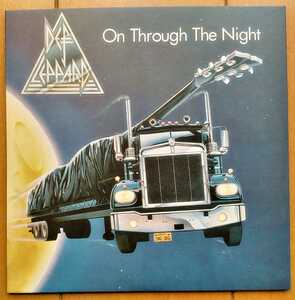 DEF LEPPARD☆1st「On Through The Night」輸入盤、未聴