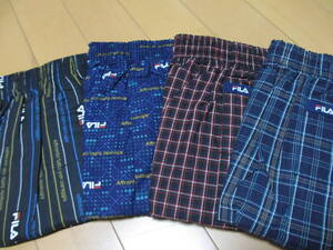 ◆◆◆FILA/フィラ◆トランクス【3L】サイズ４枚セット◆◆◆