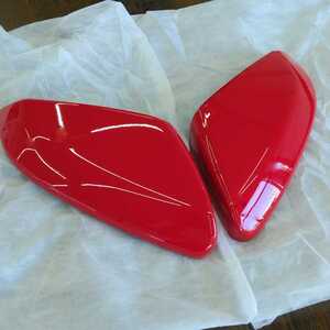 ★☆CIVIC TYPE R FK8 純正 ドアミラー スカルキャップ 左右セット 未使用 ドアミラーカバー レッド FK7 Honda Door Mirror Cover RED☆★