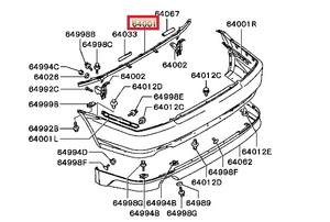 CP9A☆リアバンパー リーンホースメント☆ランサーエボリューションV VI 5/6/6.5 T.M.E トミマキ フレーム 事故 リインホースメント 土台