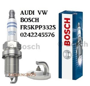 一台分(4本) AUDIアウディ A4 [8EC、B7] GH-8EBGBF／BGB BOSCH スパークプラグ・ダブルプラチナ FR5KPP332S