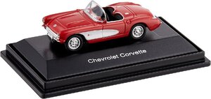 シュコー 1/87 シボレー コルベット C1 コンバーチブル レッド Schuco Chevrolet Corvette Convertible