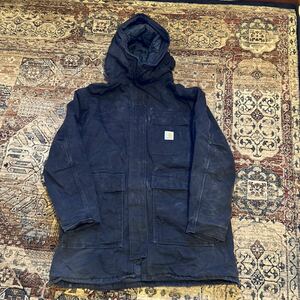 アウター パーカー Carhartt ジャケット　コート　カーハート　ブラック　XL 90s 古着　SIBERIAN COLD JACKET ビンテージ　ブラック