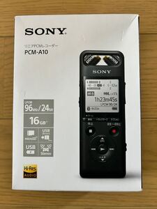 【中古・訳アリ】SONY リニアPCMレコーダー PCM-A10