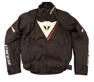 試着のみ美品　【DAINESE-ダイネーゼ】1654631 VELOCE D-Dry JACKET｜52サイズ｜BLACK/WHITE/LAVA-RED