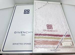 【未使用保管品】GIVENCHY ジバンシー スポーツタオル 綿100% UCHINO