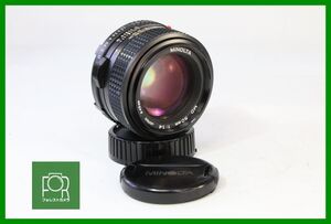 【同梱歓迎】良品■ミノルタ MINOLTA MD 50mm F1.4■8037