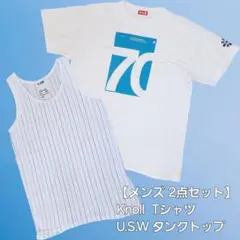 【2点セット売り】Knoll ノル Tシャツ・U.S.W タンクトップ　90’s