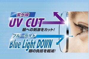 HOYA レイガード435 度付 薄型 非球面1.67 UV/青色光カット 超撥水 （2枚価格) レンズ交換のみでもOK