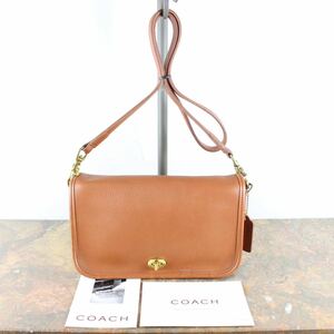 OLD COACH TURN LOCK LEATHER SHOULDER BAG MADE IN USA/オールドコーチターンロックレザーショルダーバッグ