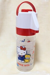 激レア　キティコレクター必見　昭和レトロ　キティ　ガラスボトル サンリオ　ドリンクポット　1988年　HELLO KITTY　ハローキティ 当時物