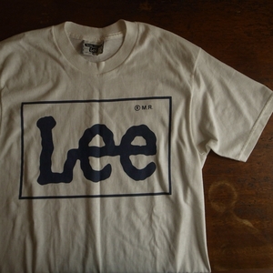 USA製 90s ヴィンテージ Lee ロゴ Tシャツ M 白 / リー 企業　+