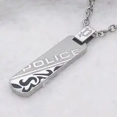 ポリス　ネックレス　ロゴプレート　DUALITY　POLICE