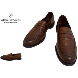 Allen Edmonds アレンエドモンズ MADE IN USA USA製 Randolph ランドルフ コインローファー ペニーローファー ブラウン系 9.5D アーカイブ