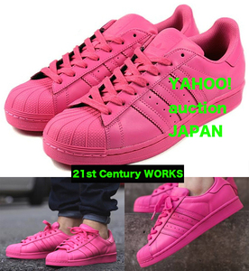 adidas originals SC PHARRELL WILLIAMS ファレル スーパースター ピンク 26.5/LOUIS VUITTON